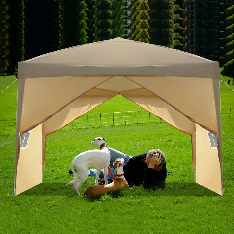 10 Ft. W x 10 Ft. D Steel Pop-Up Gazebo